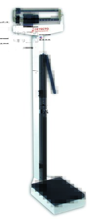 Scale Column with Height Rod Detecto® Balance Beam Display 400 lbs. Capacity White Analog by Detecto  ID 439